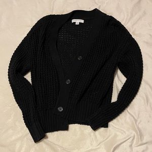 Cable knit cardigan